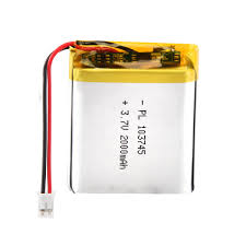 2000mAh Rechargeable Lithium Polymer Battery 3.7V