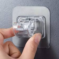 Strong Adhesive Double-Sided Wall Hooks - 2pcs