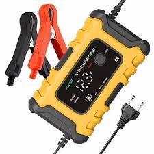 Smart 12V 6A Car Battery Charger with LCD Display