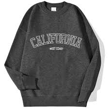 Woman Sweatshirts California West Coast Print Female hoodie