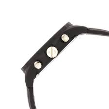 ARMANI EXCHANGE OUTERBANKS WATCH AX7105 Chrono Silicone Black - NEW