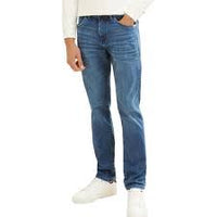 High Waist Retro Blue Smoke Straight Denim Pants