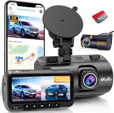 Dash Cam Dual Lens 4K UHD Recording Car Camera DVR Night Vision