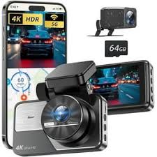 Dash Cam Dual Lens 4K UHD Recording Car Camera DVR Night Vision