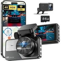 Dash Cam Dual Lens 4K UHD Recording Car Camera DVR Night Vision
