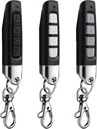 4-Button Universal Garage Door Remote 433MHz
