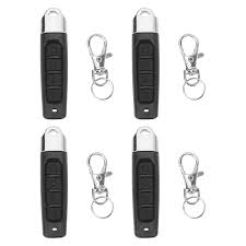 4-Button Universal Garage Door Remote 433MHz