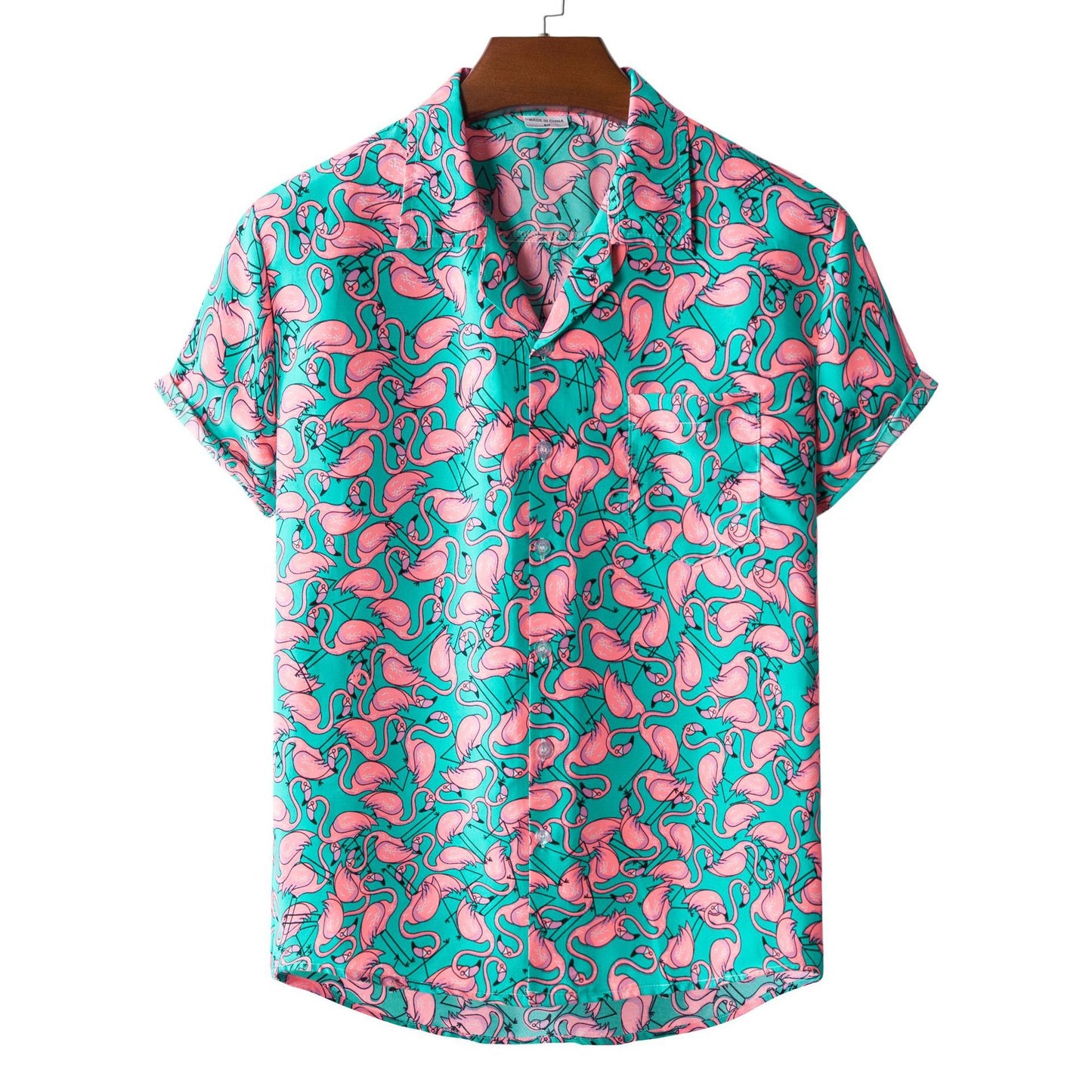 Printed Short-sleeved Shirt For Men AMI Cart