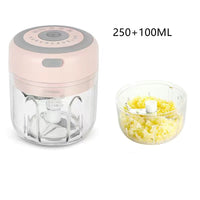 Electric Garlic Chopper USB Charging Ginger Masher Machine