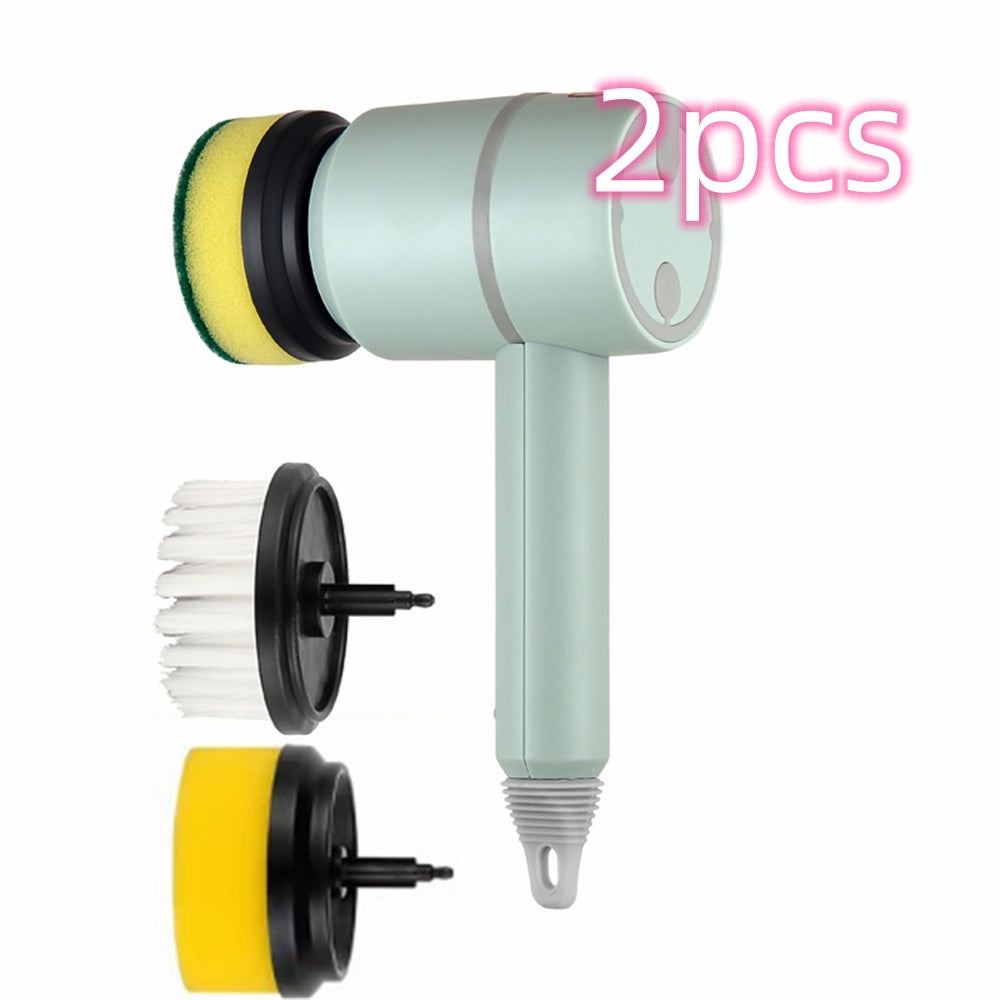 Electric Cleaning Brush Dishwashing Brush Automatic Wireless USB Rechargeable Professional Kitchen Bathtub Tile Cleaning Brushes AMI Cart