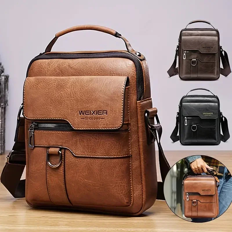 Men's Messenger Bag One Shoulder Retro Business