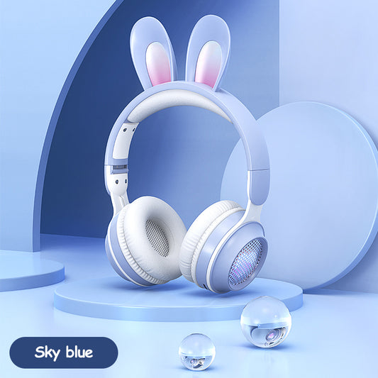 Rabbit Ear Headphones Wireless Extendable Wheat Headphones