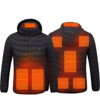 Heated Jacket Coat USB Electric Jacket Cotton Coat Heater