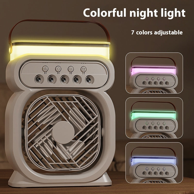 3 In 1 Portable Air Conditioner Evaporation Air Cooler LED