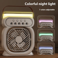 3 In 1 Portable Air Conditioner Evaporation Air Cooler LED