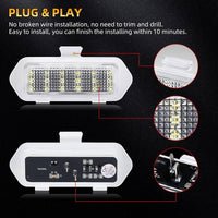 LED Side Mirror Puddle Lights For 03-06 Escalade Silverado Suburban