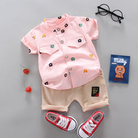 Summer Korean Style 1-4 Years Old Infant Children's Suit