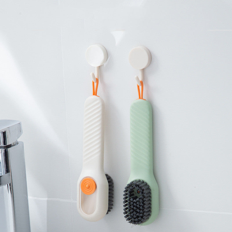 Multi functional Soft-bristled Shoe Brush Long Handle