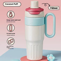 780ml Gradient Double Drink Thermal Cup Stainless Steel