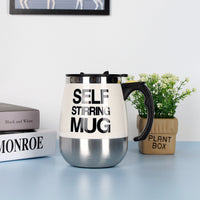 Electric Self Stirring Coffee Mug Cup Stainless Steel Automatic