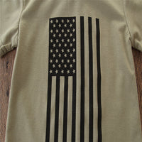 Kids' Suit Summer Men's Clothing Independence Day Flag Camouflage Suit