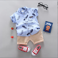 Summer Korean Style 1-4 Years Old Infant Children's Suit