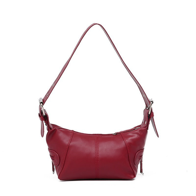 Shoulder Bag For Women Trendy Motorcycle Handbag