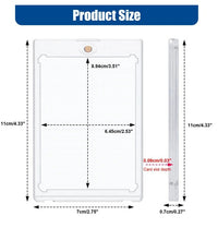 30 Pack Magnetic Trading Sports Card Holders 35pt One