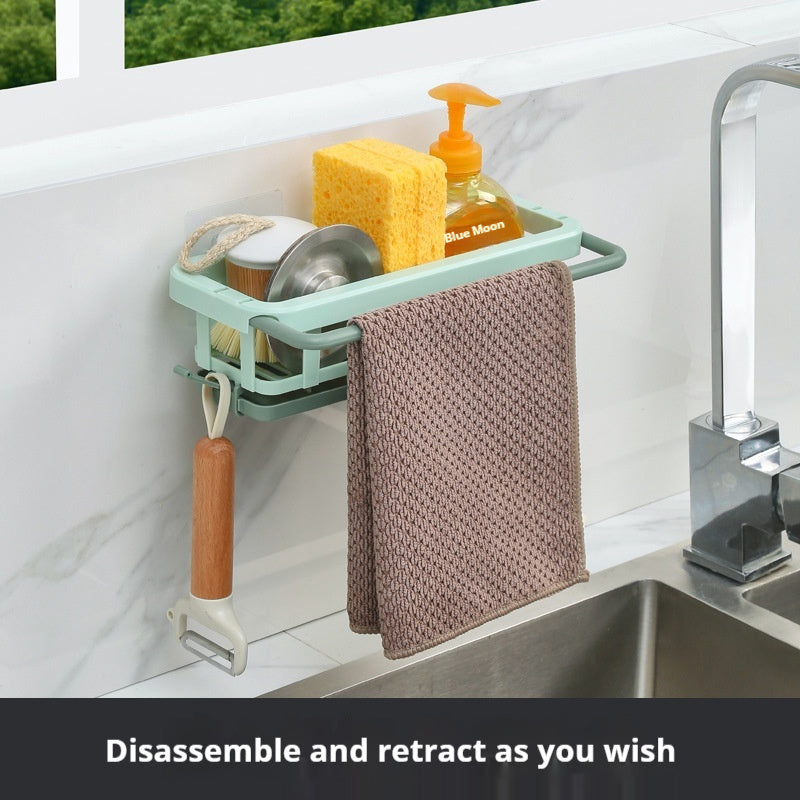 Household Dishwashing Cloth Draining Storage Rack