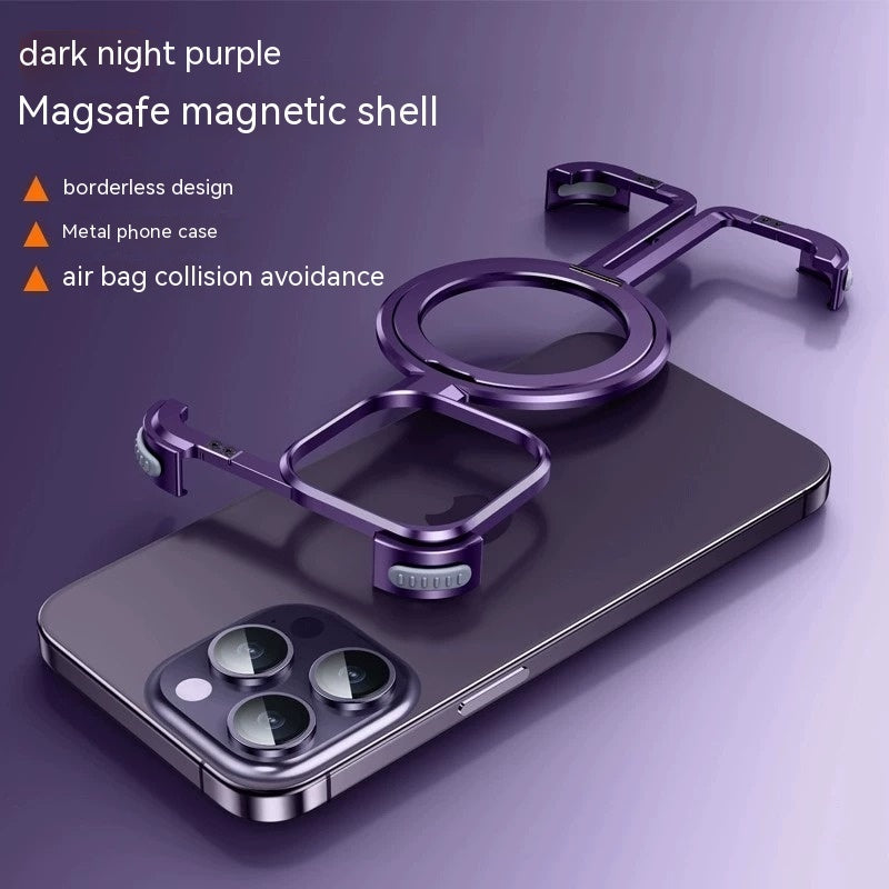 Metal Airbag Anti-fall Shell Phone Case Protective