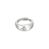 Frosted Brushed Wide Surface Simple Bracelet Ring Ins Cold Style