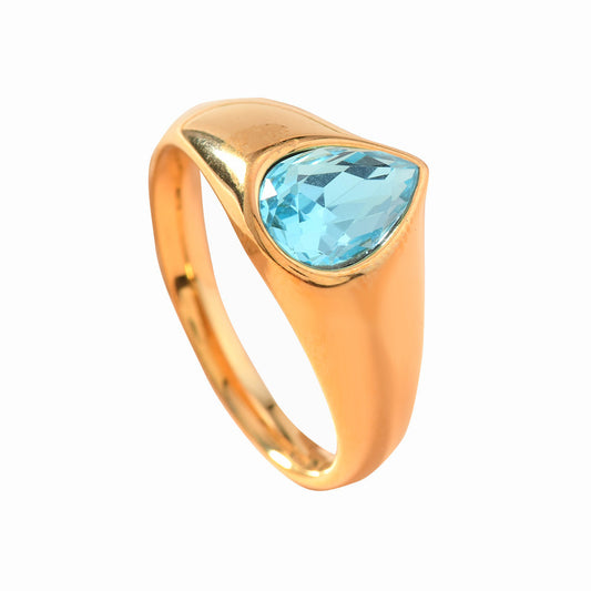 Rings Fashion Personality Teardrop-shaped Ring