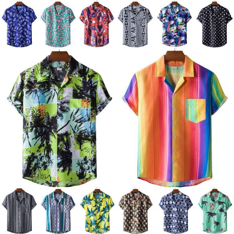 Printed Short-sleeved Shirt For Men AMI Cart