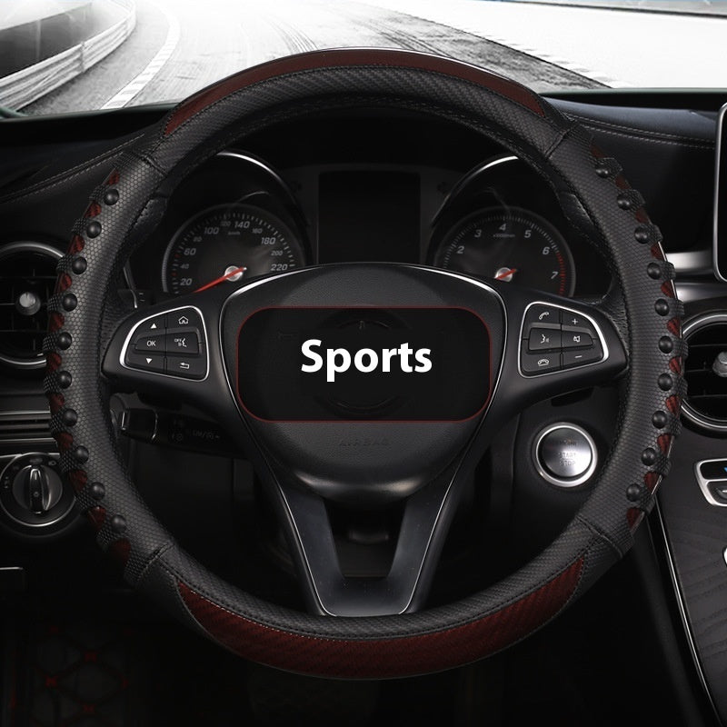 Leather Four Season  Steering Wheel Cover