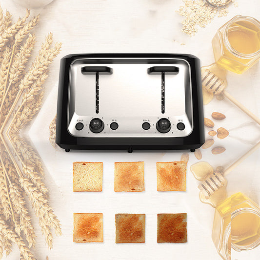 Home Automatic Multifunctional Toaster Four Slot
