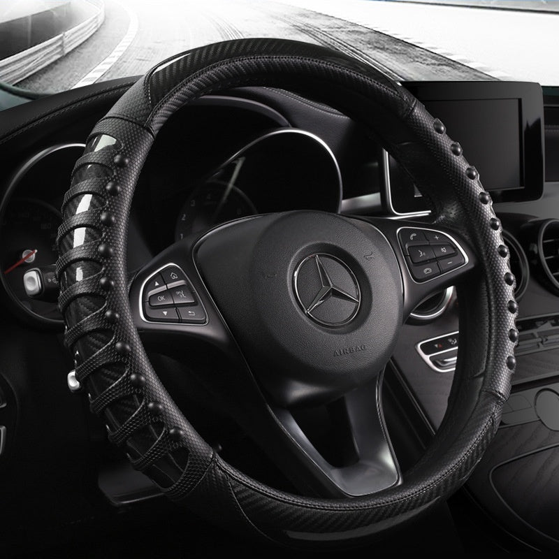 Leather Four Season  Steering Wheel Cover