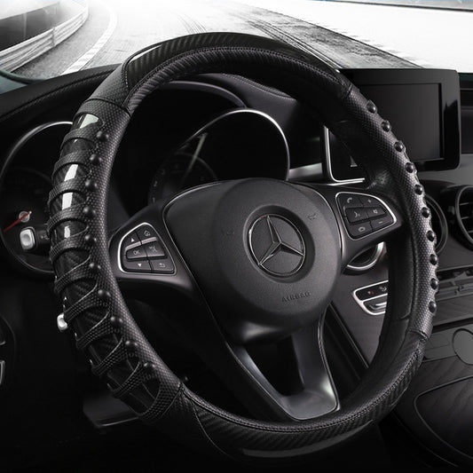 Leather Four Season  Steering Wheel Cover