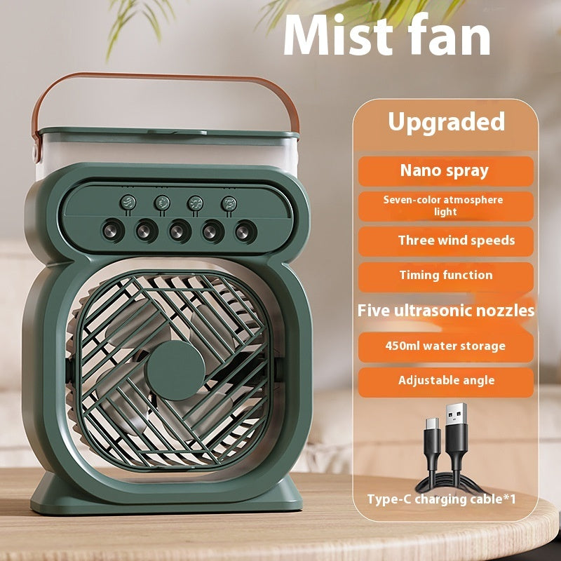 3 In 1 Portable Air Conditioner Evaporation Air Cooler LED