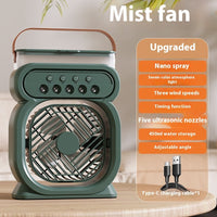3 In 1 Portable Air Conditioner Evaporation Air Cooler LED