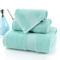 Long-staple Cotton Three-piece Set Towels Square Scarf