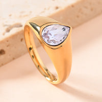 Rings Fashion Personality Teardrop-shaped Ring