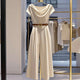 European And American Elegant Style Satin Jumpsuit