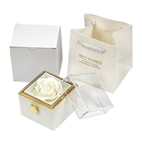 Rotating Soap Flower Rose Gift Box Creative Rotating Rose