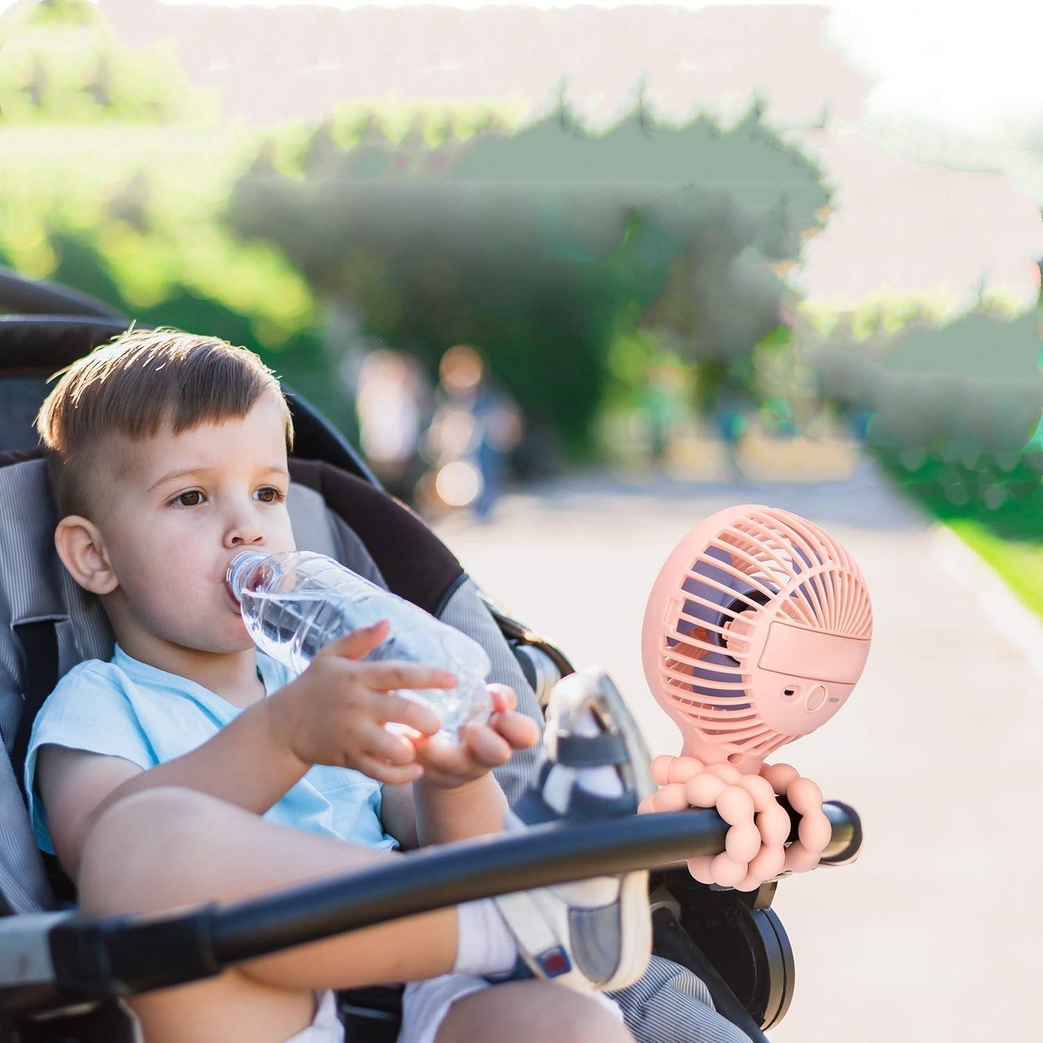Stroller Fan Personal Portable Desk Handheld Baby
