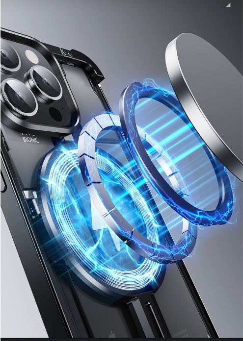 Metal Airbag Anti-fall Shell Phone Case Protective