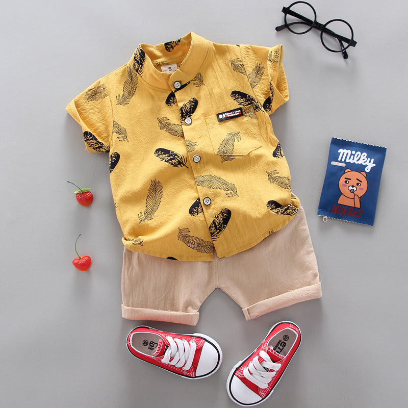 Summer Korean Style 1-4 Years Old Infant Children's Suit