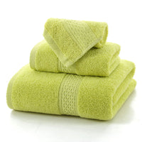 Long-staple Cotton Three-piece Set Towels Square Scarf