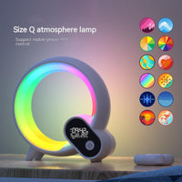 Creative Q Light Ana log Sunrise Digital Display Alarm Clock