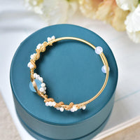 Pearl Bracelets For Women Gold Plating Pearl Bracelet Gold Wire