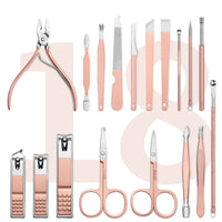 Professional Scissors Nail Clippers Set Ear Spoon Dead Skin Pliers